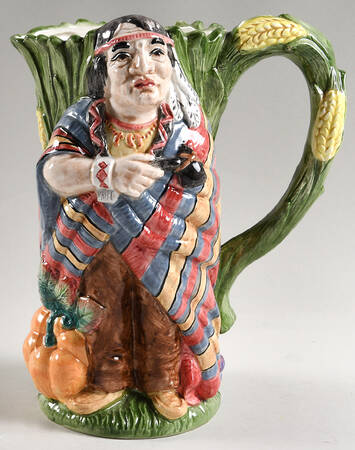 Thanksgiving Banquet Figural Pitcher