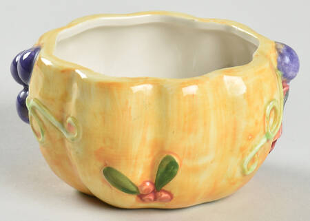 Thanksgiving Banquet Figural Sugar Bowl No Lid