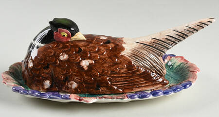 Thanksgiving Banquet 1/4 Pound Figural Covered Butter