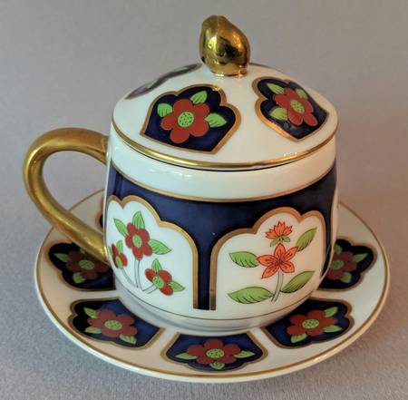 FIT38 3-Piece Pot de Creme with Underplate