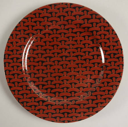 Bamboo Weave Cinnabar by Fitz &amp; Floyd