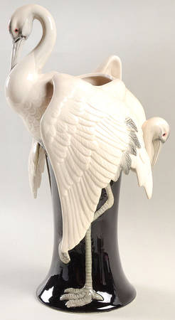 Tsuru Large Figural Vase