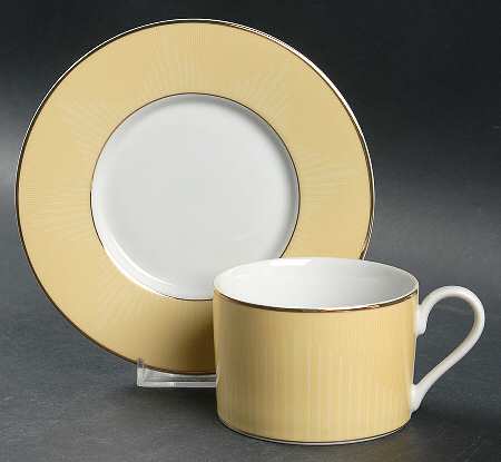 Sun Valley Flat Cup & Saucer Set