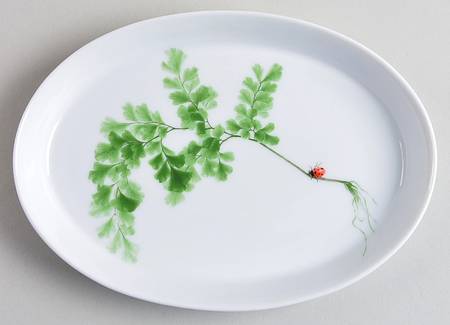 Imperial Fern Canape Plate