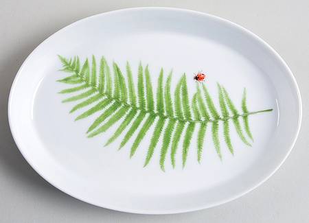 Imperial Fern Canape Plate