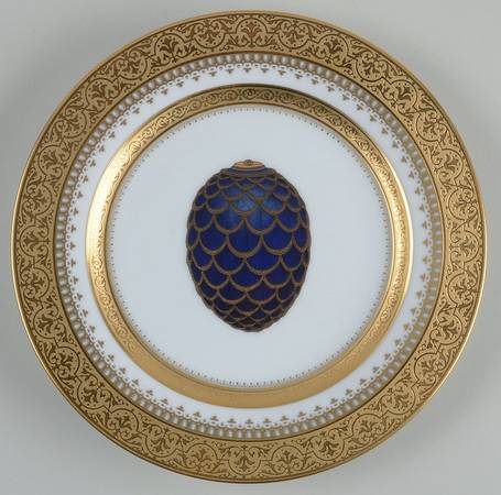 Imperial Heritage White and Gold Salad Plate