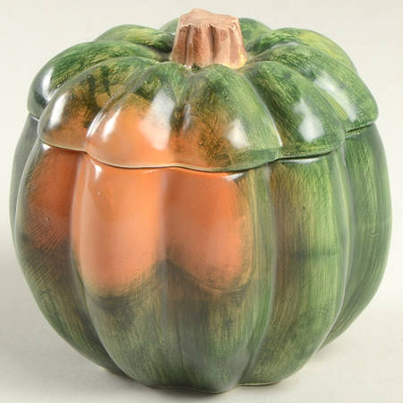 Vegetable Harvest Sugar Bowl & Lid