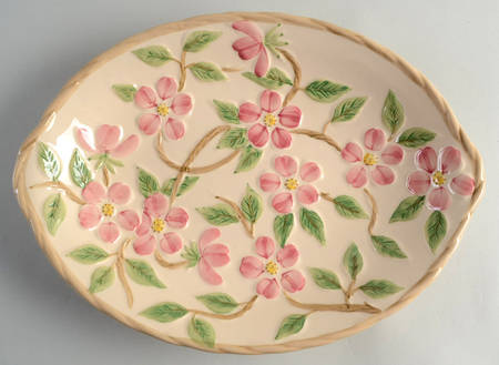 Desert Rose (England and Portugal Backstamp) 60th Anniversary 13" Oval Serving Platter