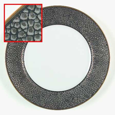 Shagreen II Charcoal (Made in USA) by Fitz &amp; Floyd