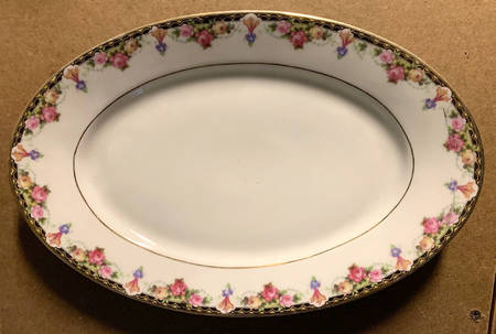 02572 12" Oval Serving Platter