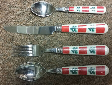 Holiday Dinner Fork (7 1/2" or Larger)