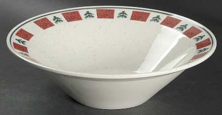 Holiday 9" Round Vegetable Bowl