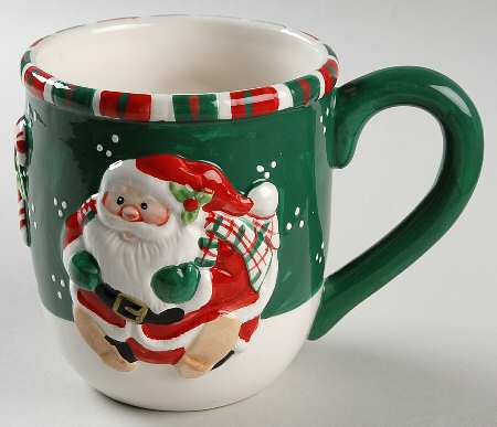 Plaid Christmas Mug