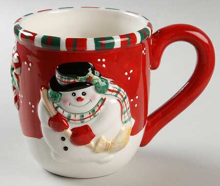Plaid Christmas Mug