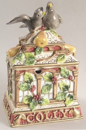 Twelve Days of Christmas Sugar Bowl & Lid