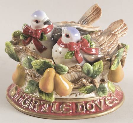 Twelve Days of Christmas (3 Pc) Salt & Pepper Tray Set