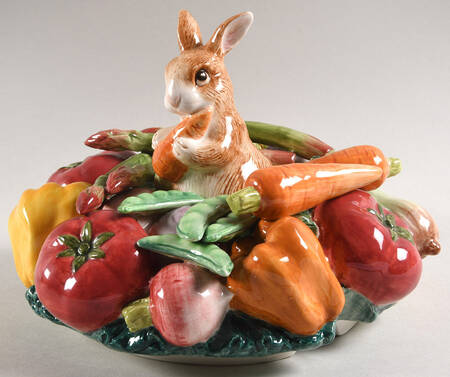 English Garden Bunnies Lid for Tureen