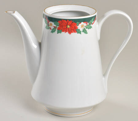 Deck the Halls Coffee Pot No Lid
