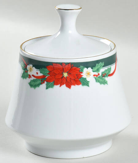 Deck the Halls Sugar Bowl & Lid