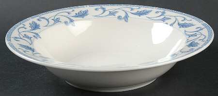 Bluescroll Rim Soup Bowl