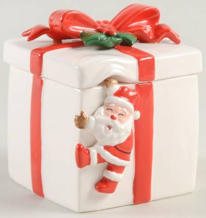 Spirits of Christmas Square Box with Lid