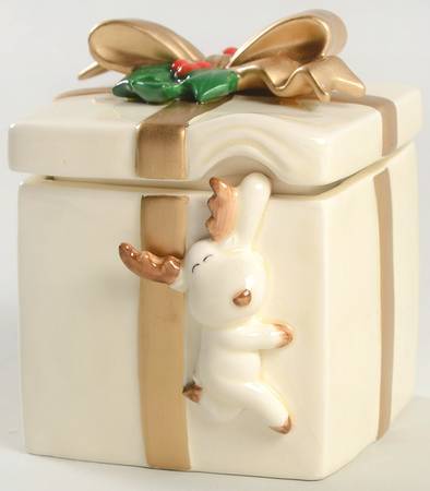 Spirits of Christmas Square Box with Lid