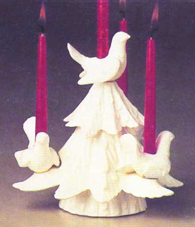 Spirits of Christmas Four Light Candlestick