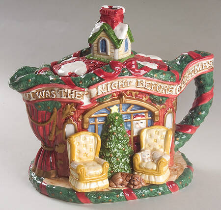 The Night Before Christmas Teapot & Lid
