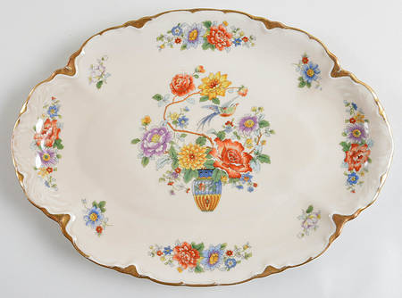 FRF4 13" Oval Serving Platter by Fraunfelter