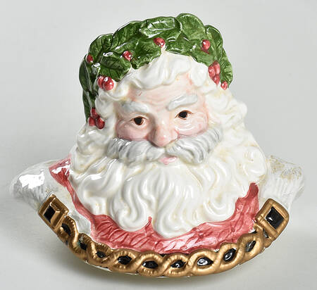 Christmas Carol Lid for Biscuit Barrel