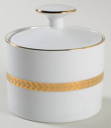 Imperial Gold Sugar Bowl & Lid
