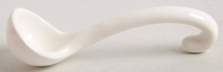 Damask Christmas All Ceramic Sugar Spoon