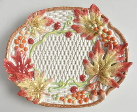 Autumn Fields Canape Plate