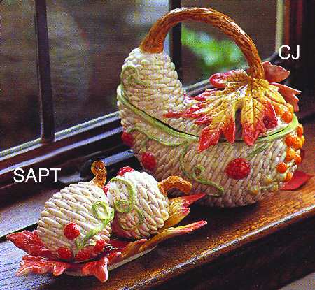 Autumn Fields (3 Pc) Salt & Pepper Tray Set