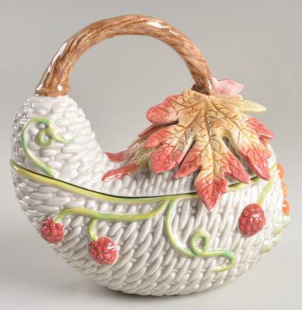 Autumn Fields Condiment Jar & Lid