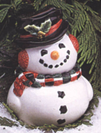 Top Hat Snowman Snowman Figurine