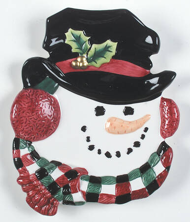Top Hat Snowman by Fitz &amp; Floyd