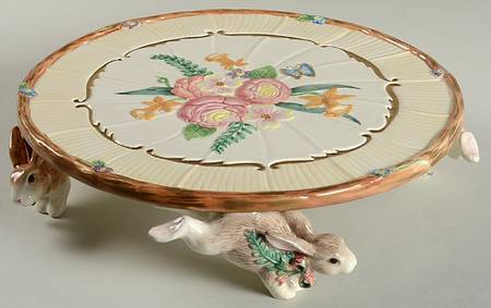 Woodland Spring 12" Diameter Pedestal Cake Stand
