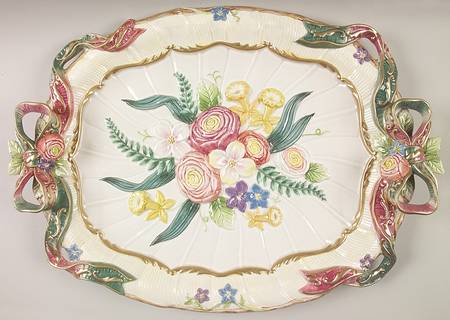 Woodland Spring 19" Oval Serving Platter
