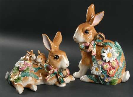 Woodland Spring (2 Piece) Figurine Set (Large & Medium) by Fitz & Floyd