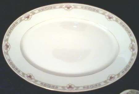 17614 12" Oval Serving Platter
