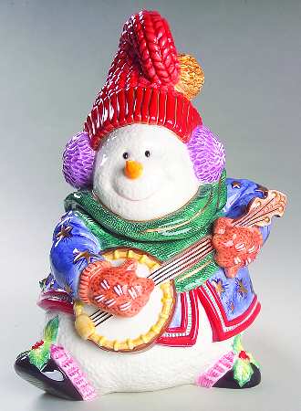 Snowman Jamboree Candy Jar & Lid