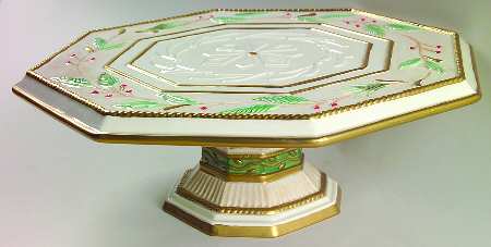 Winter Wonderland 13" Diameter Pedestal Cake Stand