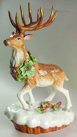 Winter Wonderland Deer Figurine