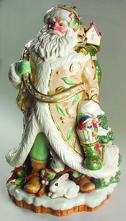 Winter Wonderland Santa Claus Figurine