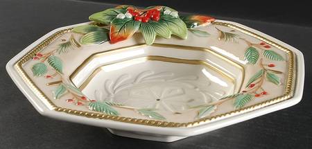 Winter Wonderland 11" Octagonal Vegetable Bowl