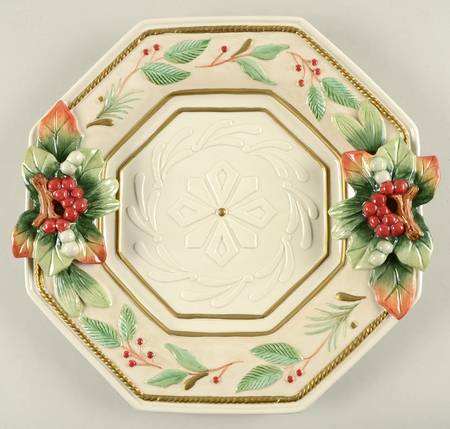Winter Wonderland 12" Octagonal Serving Platter
