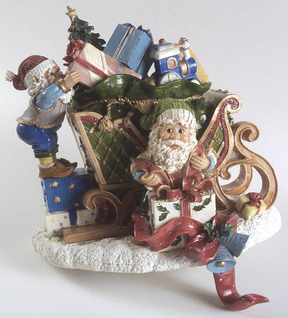 Happy Holidays Figural Stocking Holder