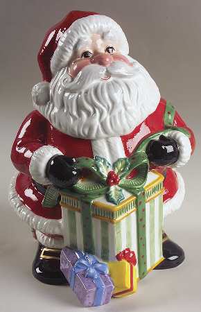 Happy Holidays Cookie Jar & Lid