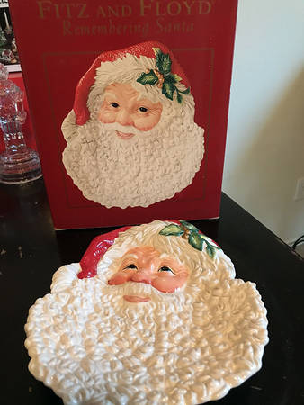 Remembering Santa Canape Plate